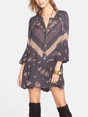 Free People From Your Heart Oversized Mini Dress